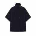 Max Mara Women's Mxaderrik Cape in Blue Cashmere - view 1