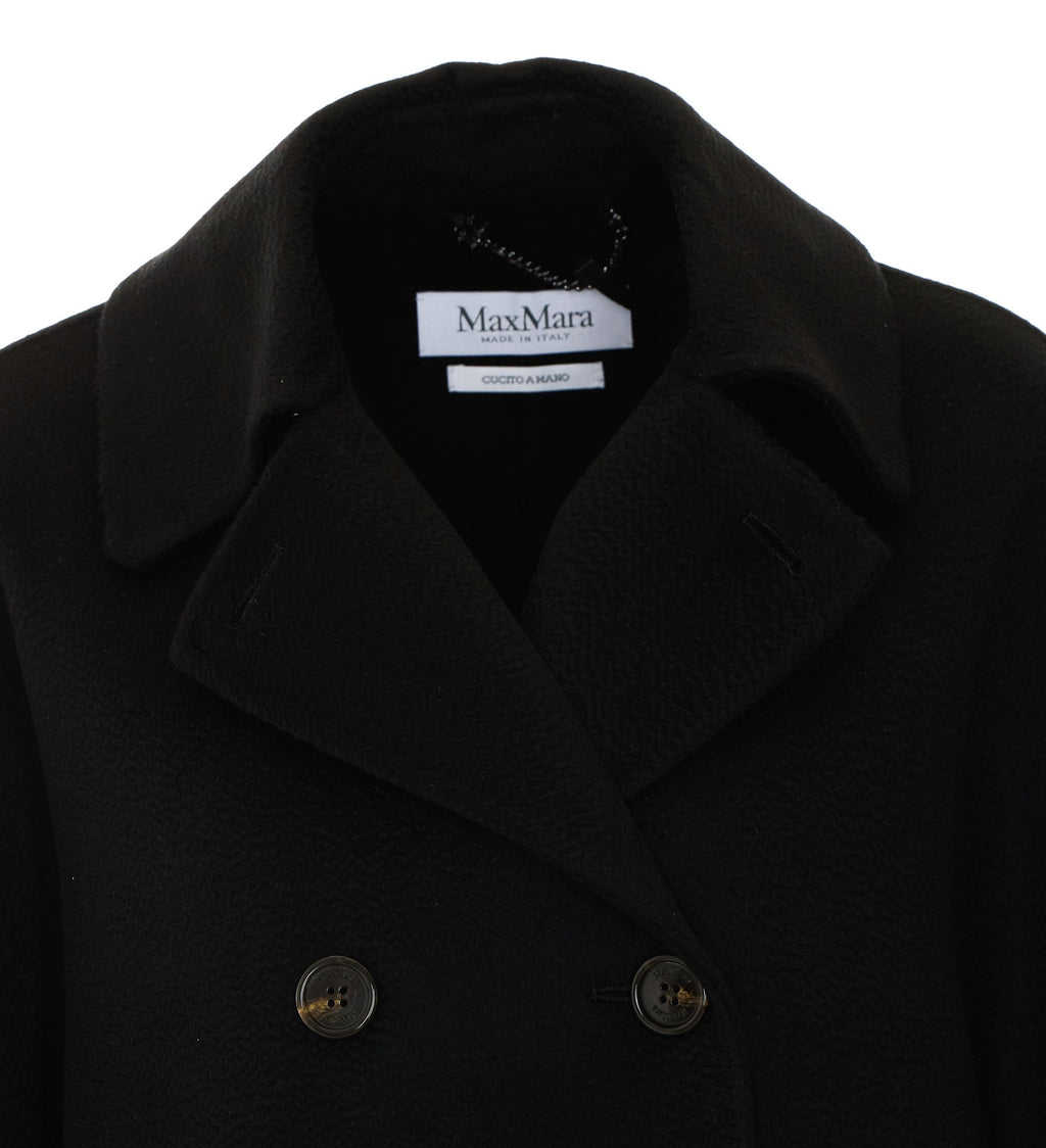 Max Mara Women's Mxaospite Double-Breasted Sable in Black - view 4