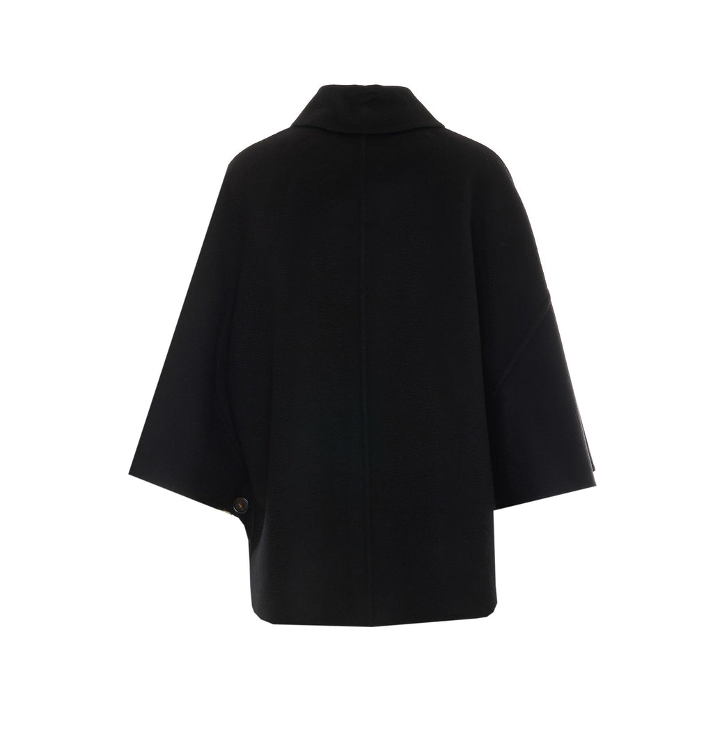 Max Mara Women's Mxaospite Double-Breasted Sable in Black - view 2