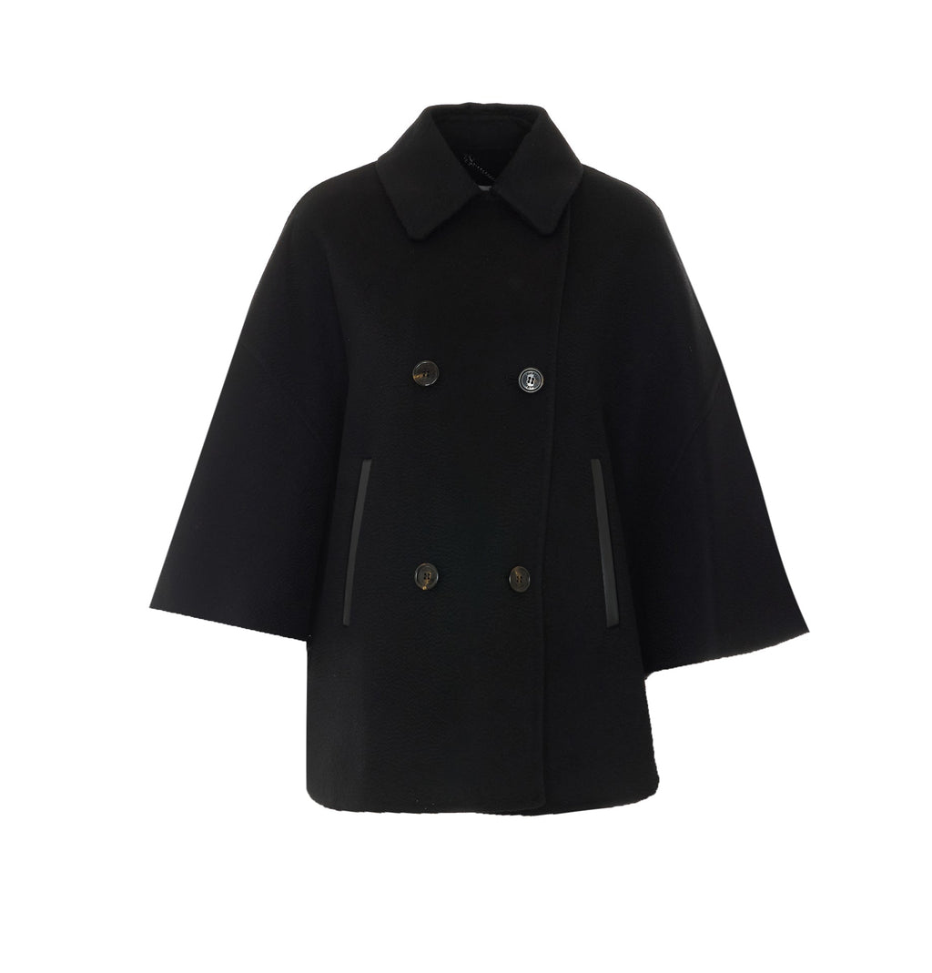 Max Mara Women's Mxaospite Double-Breasted Sable in Black - view 1