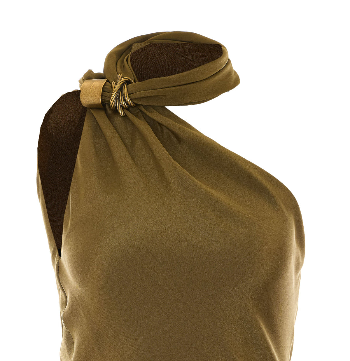 Max Mara Women's Mxevasto Dress in Green Silk - view 4