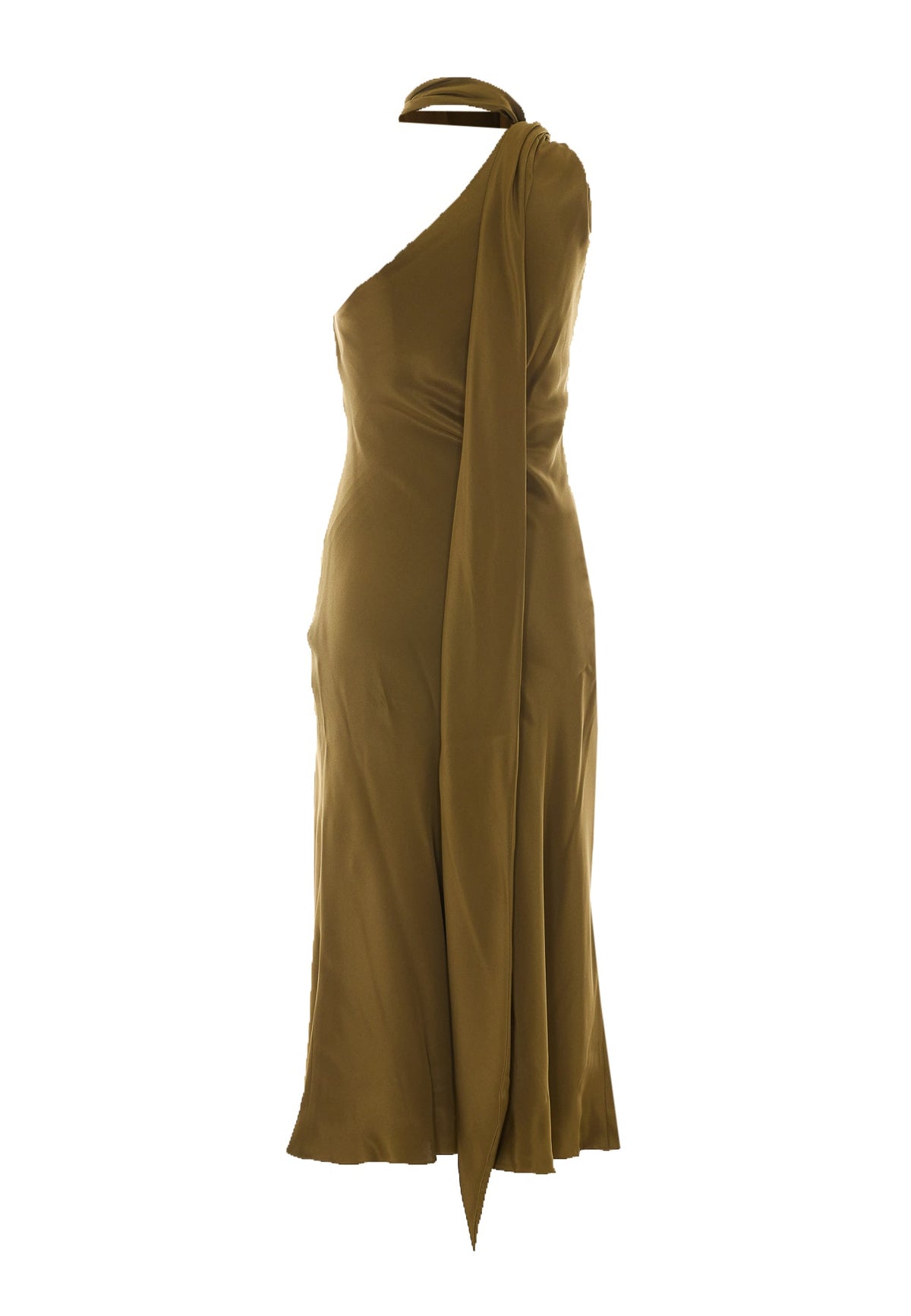 Max Mara Women's Mxevasto Dress in Green Silk - view 2