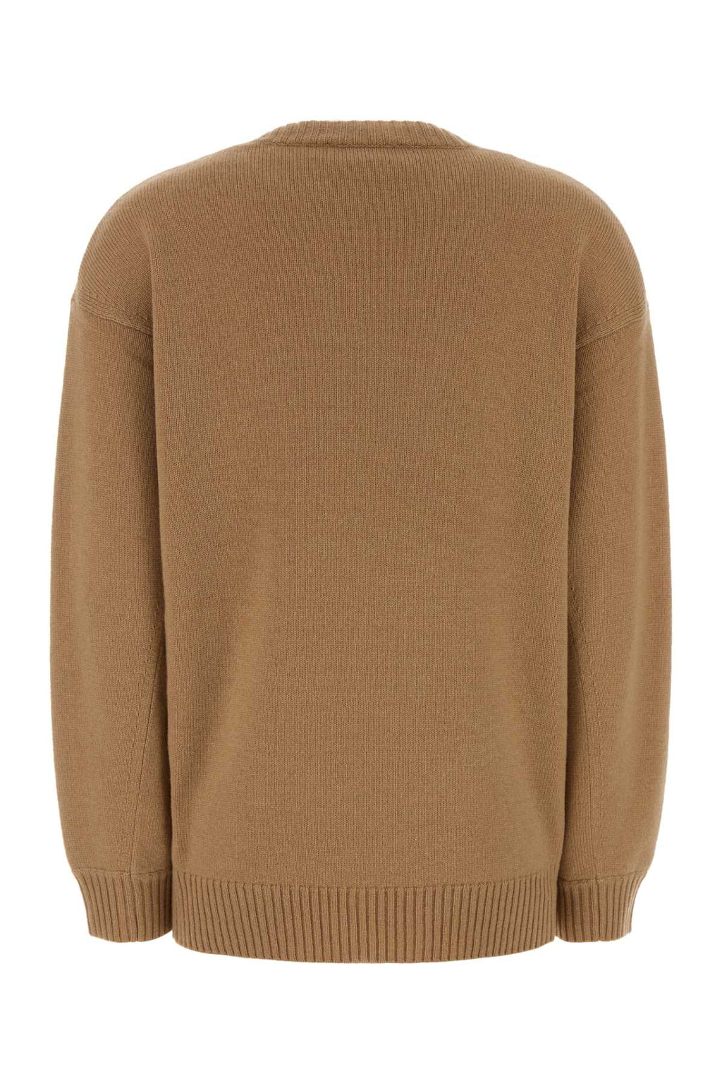 Max Mara Women's Wool Intarsia Sweater in Camel - view 2