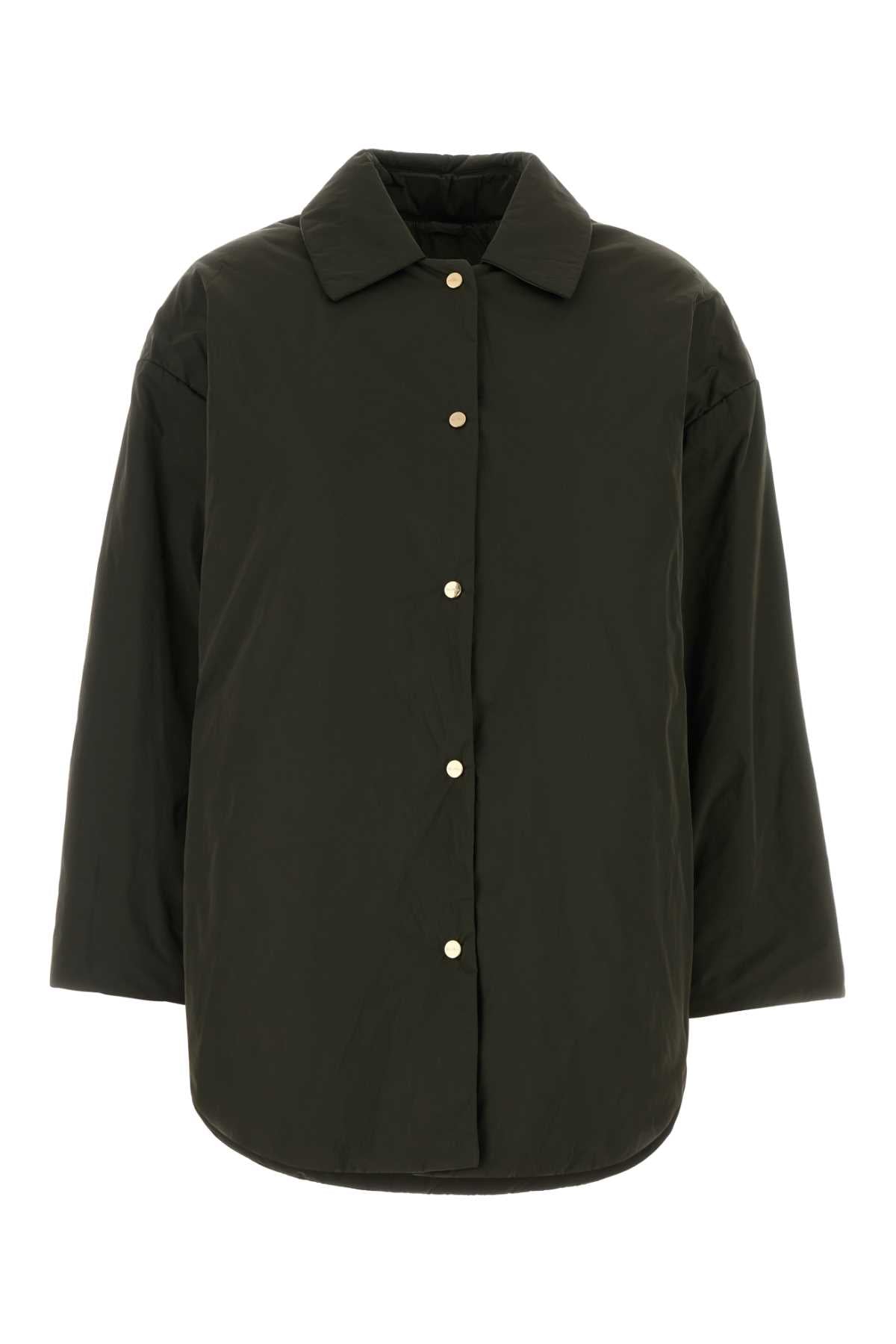 Max Mara Women's Polyester Overshirt in Olive - view 1