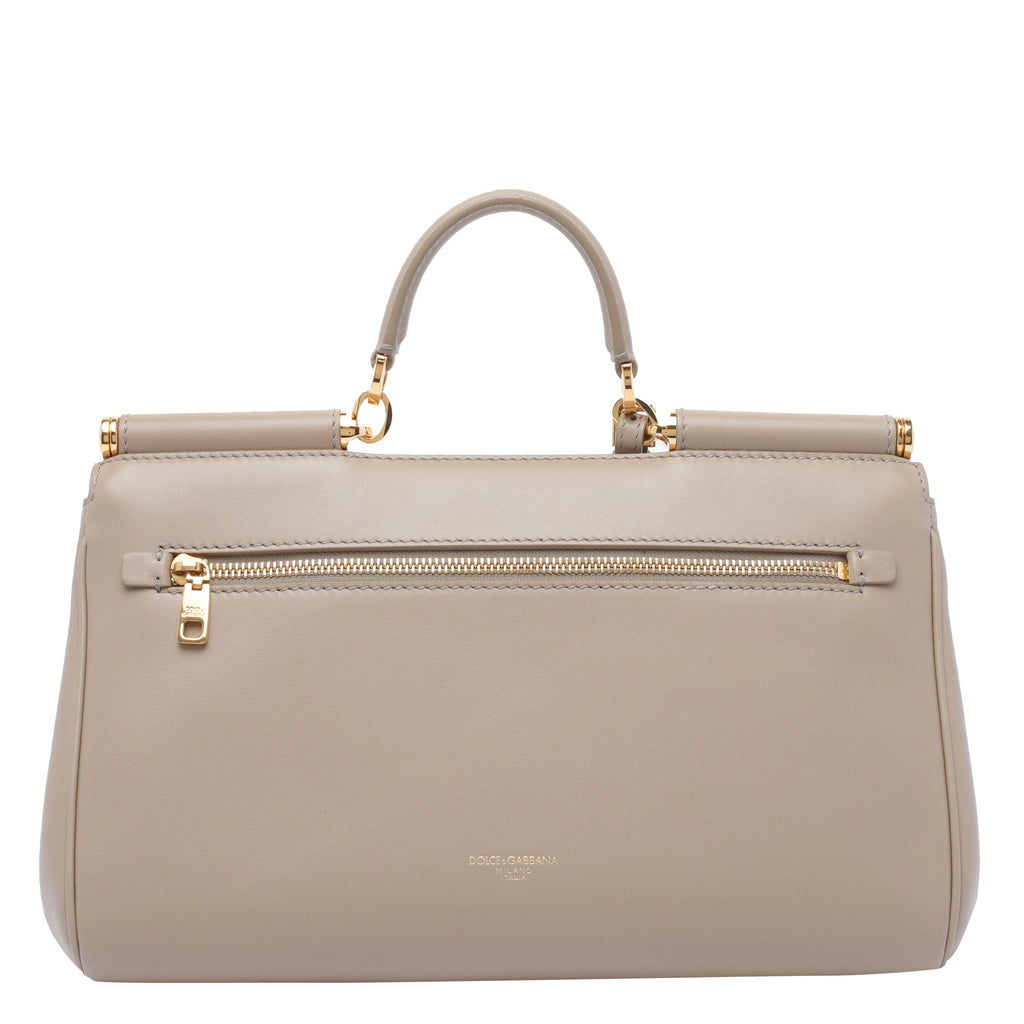 Dolce&Gabbana Women's My Sicily Handbag in Beige Leather - view 3