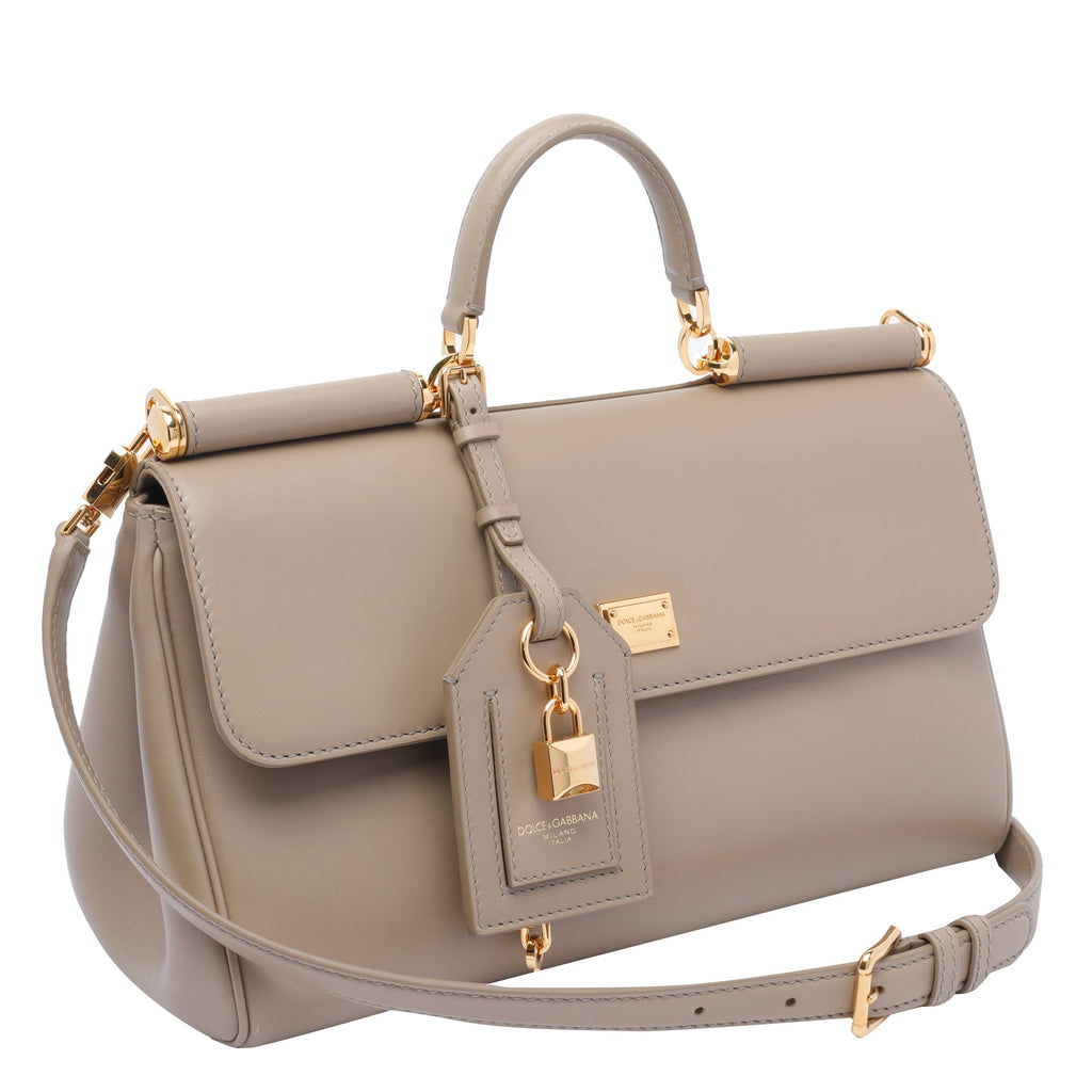 Dolce&Gabbana Women's My Sicily Handbag in Beige Leather - view 2