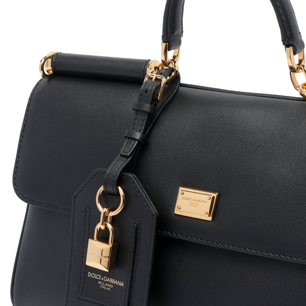 Dolce&Gabbana Women's My Sicily Handbag in Black Leather - view 2