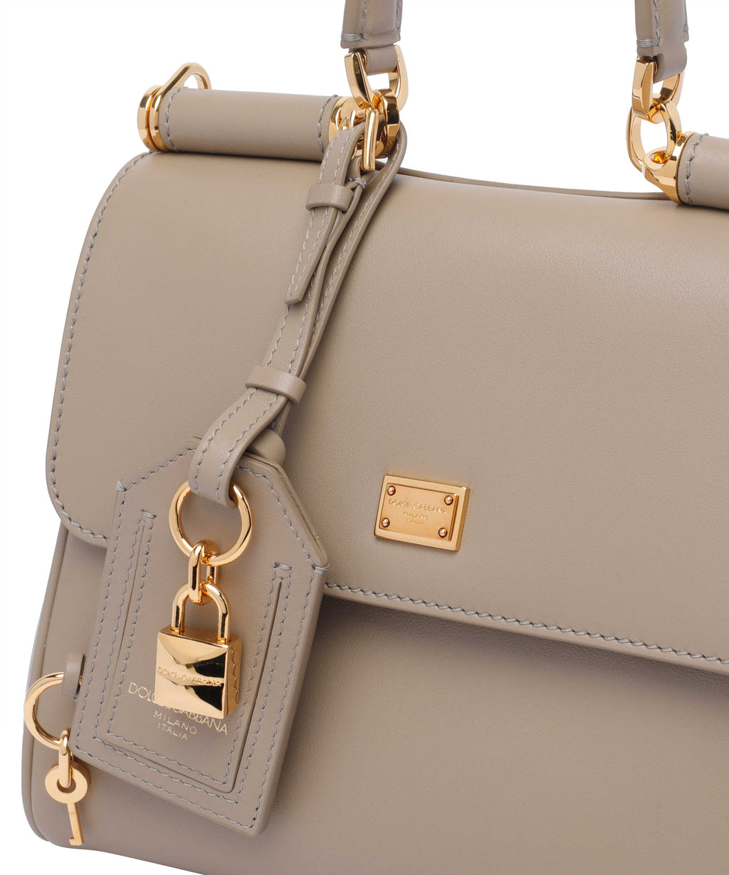 Dolce&Gabbana Women's My Sicily Handbag in Beige Leather - view 2