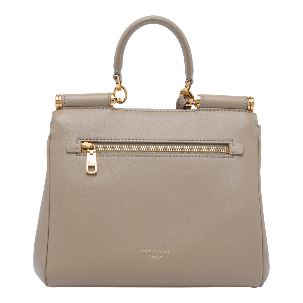 Dolce&Gabbana Women's My Sicily Handbag in Beige Leather - view 4