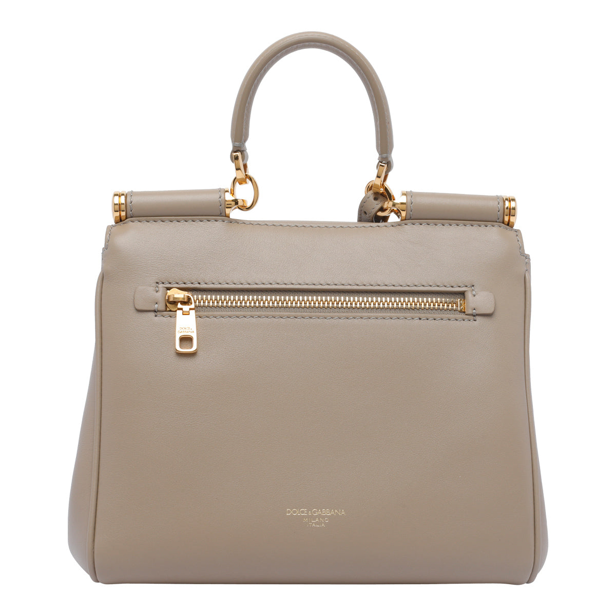 Dolce&Gabbana Women's My Sicily Handbag in Beige Leather - view 4