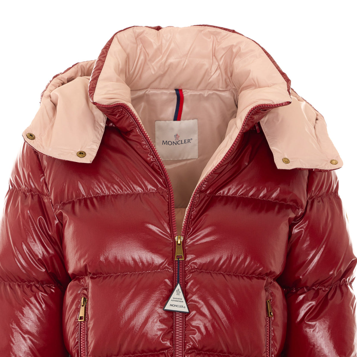 Moncler Women's Niveole Down Jacket in Red Polyamide - view 3