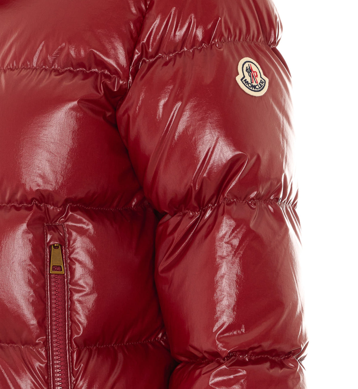 Moncler Women's Niveole Down Jacket in Red Polyamide - view 2