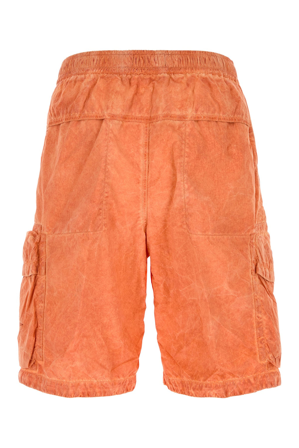 Stone Island Men's Nylon Bermuda Shorts in Orange - view 2