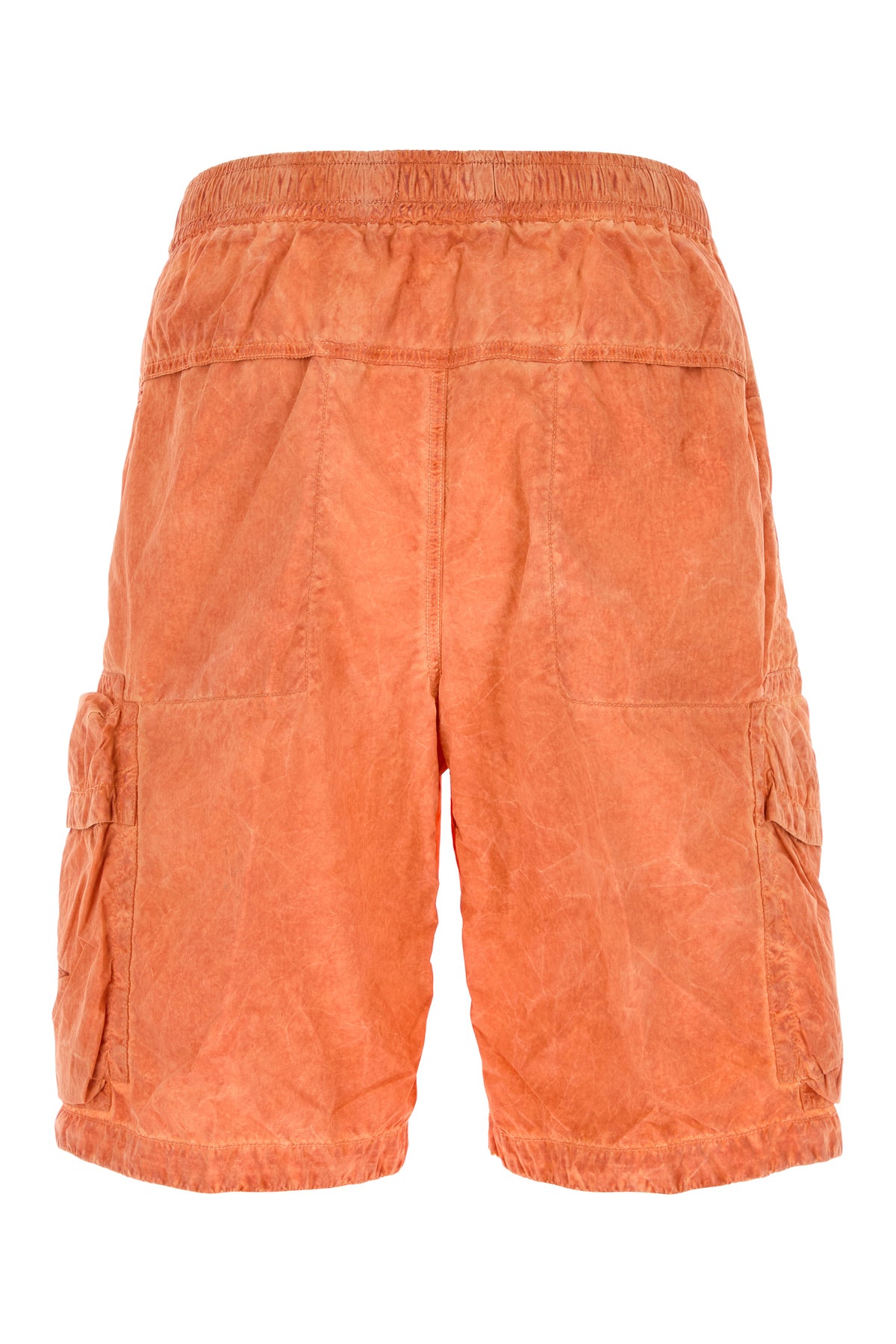 Stone Island Men's Nylon Bermuda Shorts in Orange - view 2