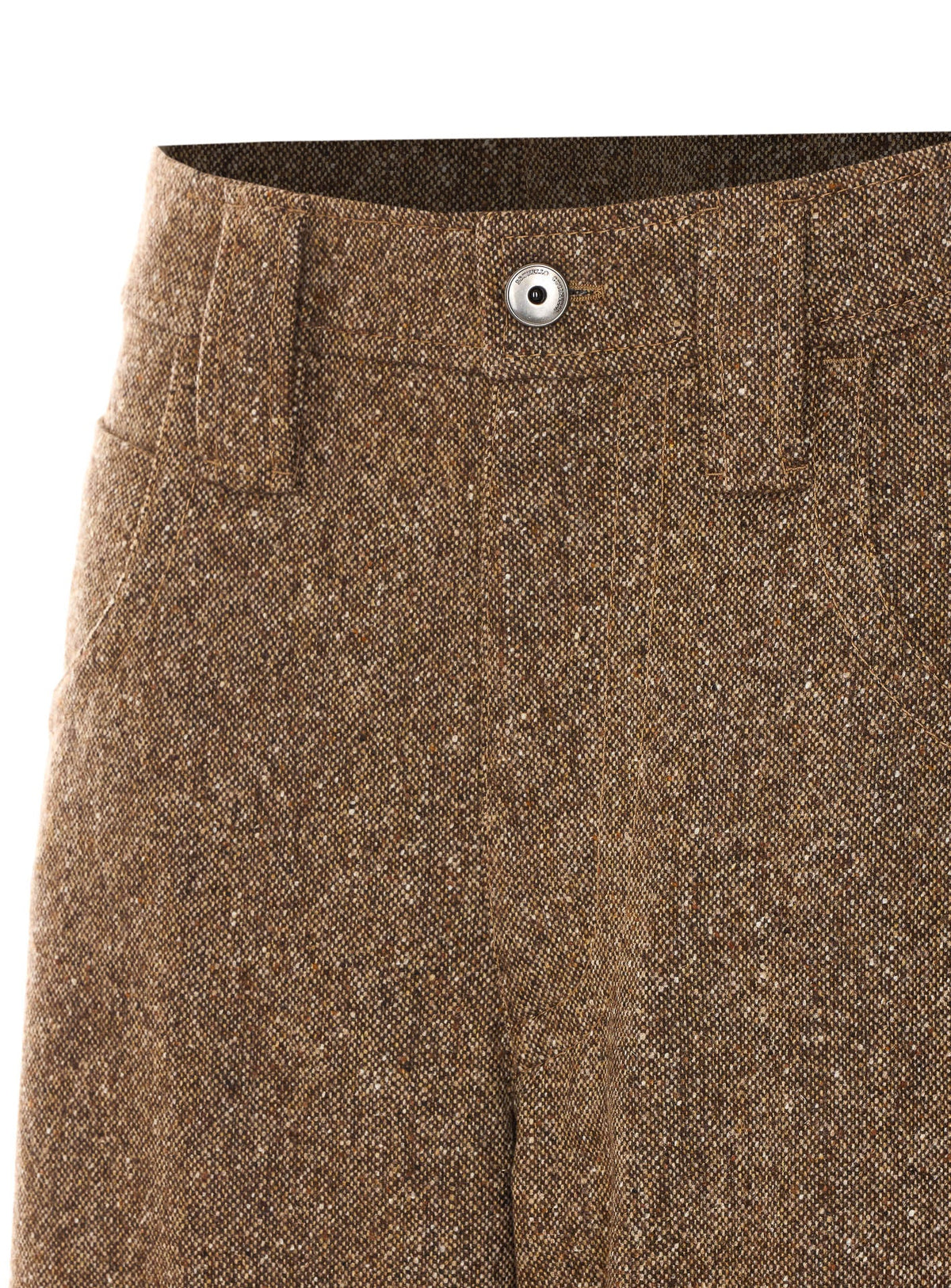 Brunello Cucinelli Women's Pants in Beige Wool - view 4