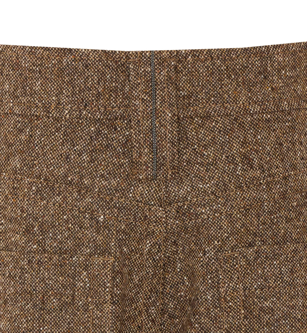 Brunello Cucinelli Women's Pants in Beige Wool - view 3