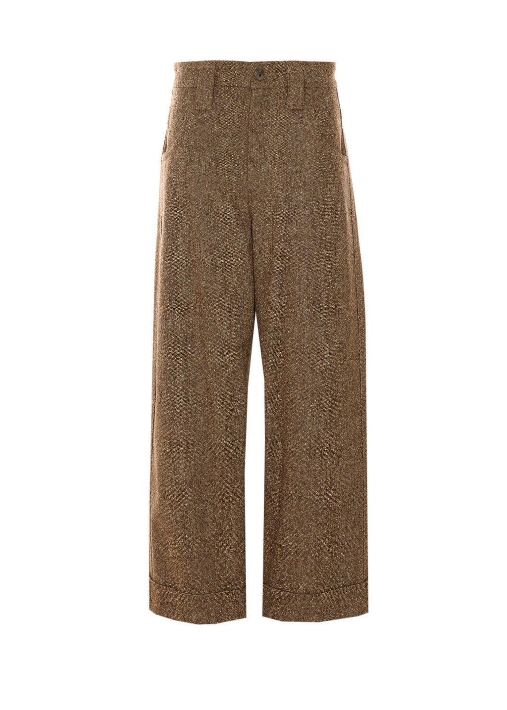 Brunello Cucinelli Women's Pants in Beige Wool - view 1