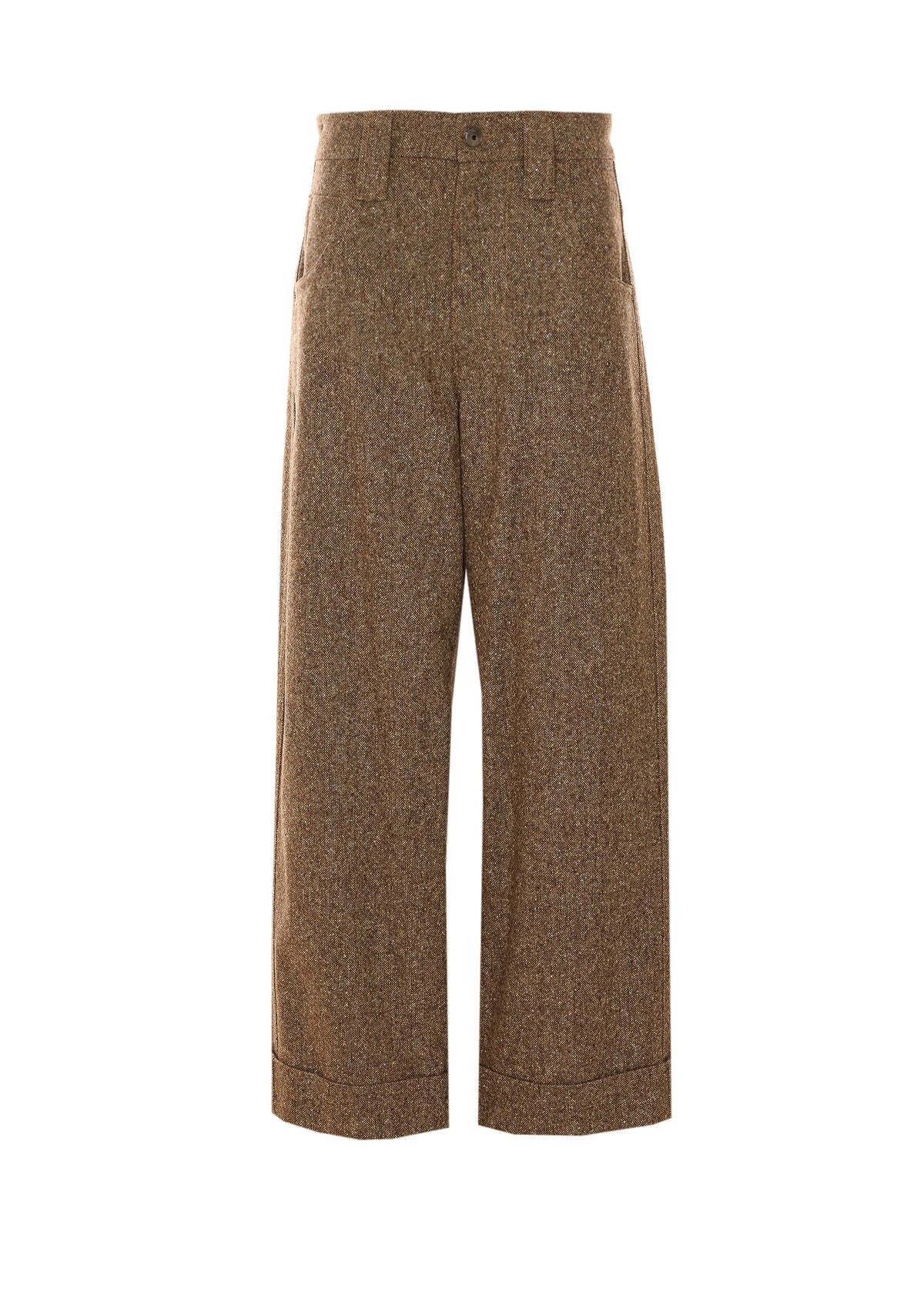 Brunello Cucinelli Women's Pants in Beige Wool - view 1