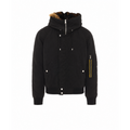 Fendi Men's Nylon Patchwork Bomber Jacket in Black
