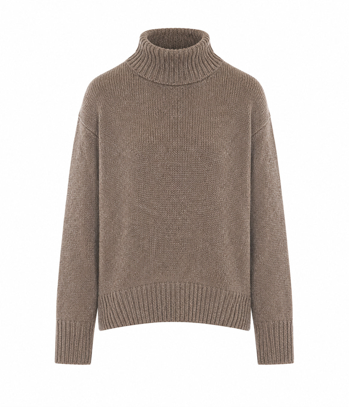 The Row Women's Plira High Neck Sweater in Beige Cashmere - view 1