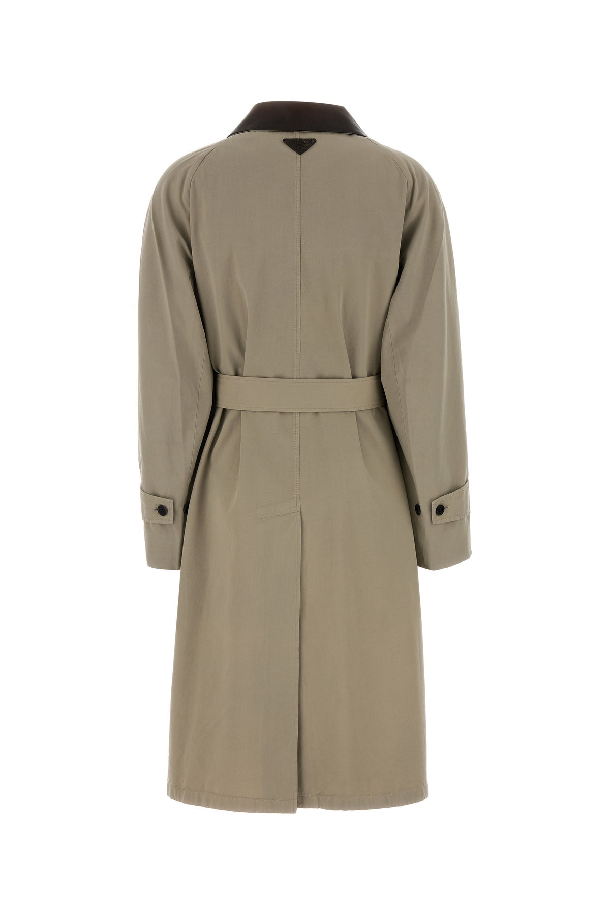 Prada Women's Cotton Overcoat in Dove Grey