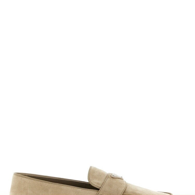 Prada Men's Loafers in Beige