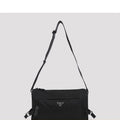 Prada Men's Medium Crossbody Bag in Black