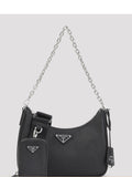 Prada Women's Bandoliera Bag in Silver