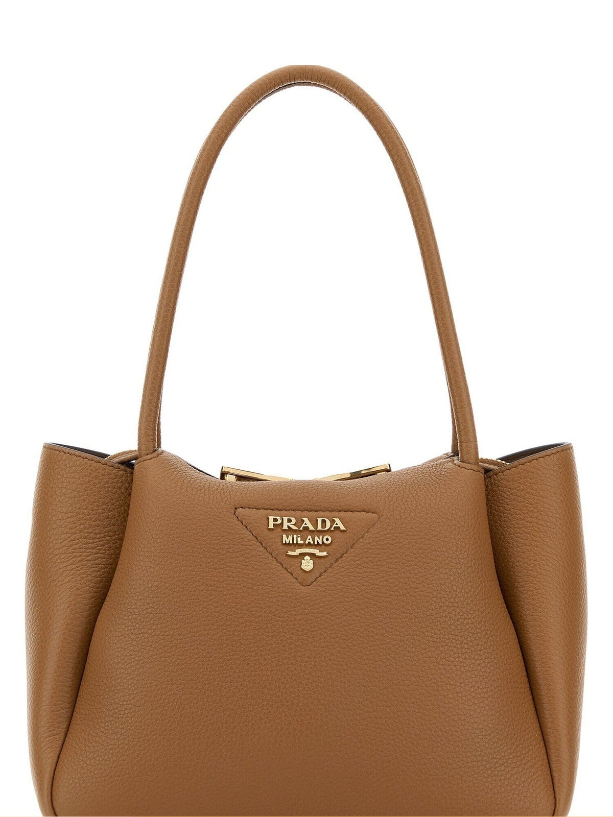 Prada Women's Flou Small Bag in Brown