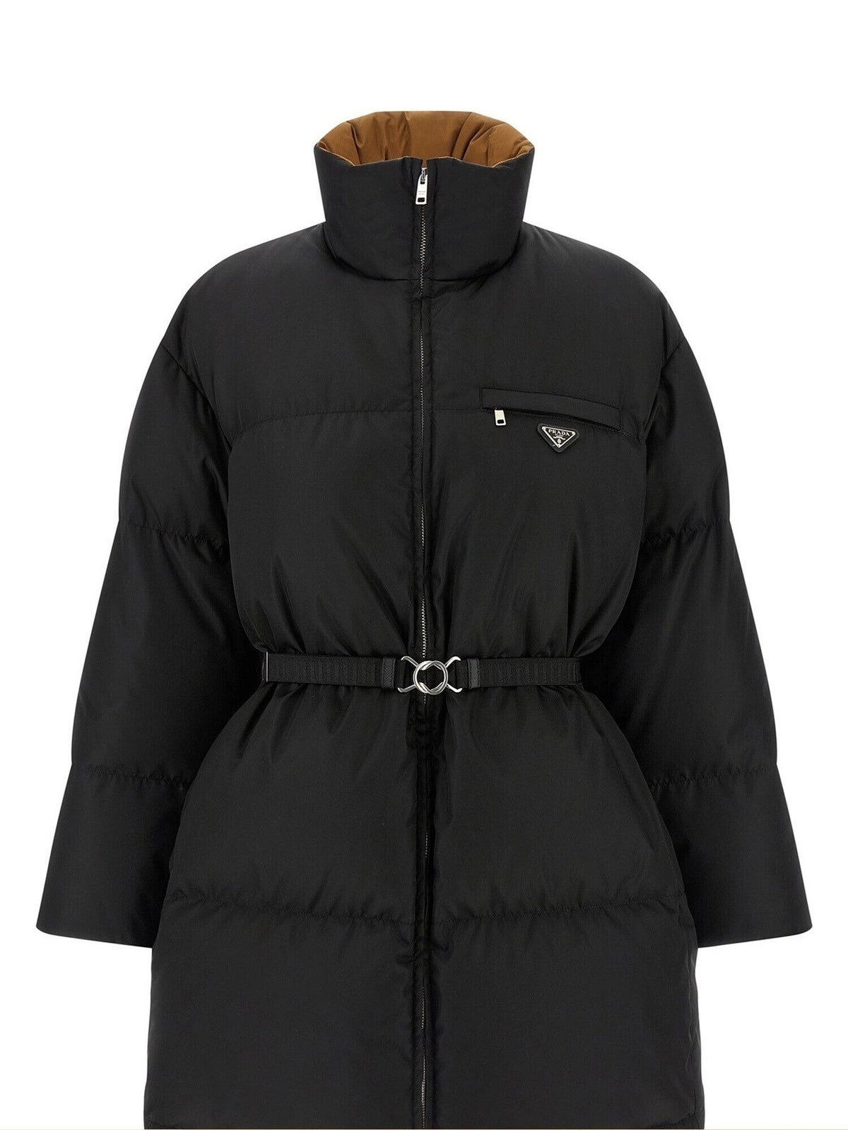 Prada Women's Maxi Down Jacket in Black