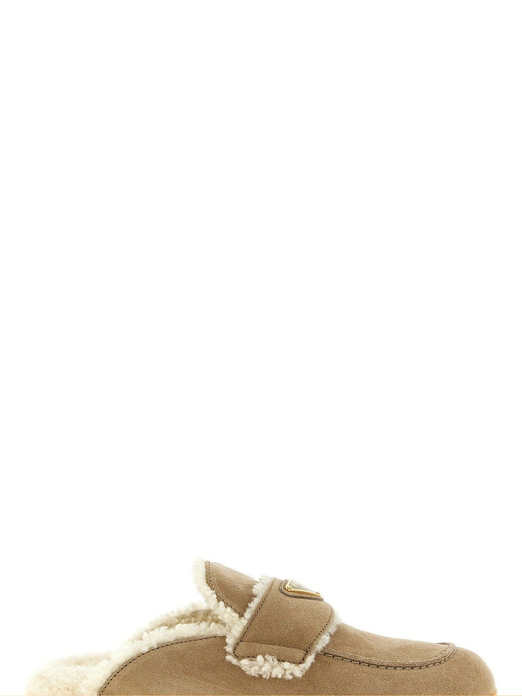 Prada Women's Slippers in Beige