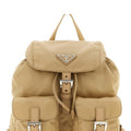 Prada Women's Small Backpack in Beige