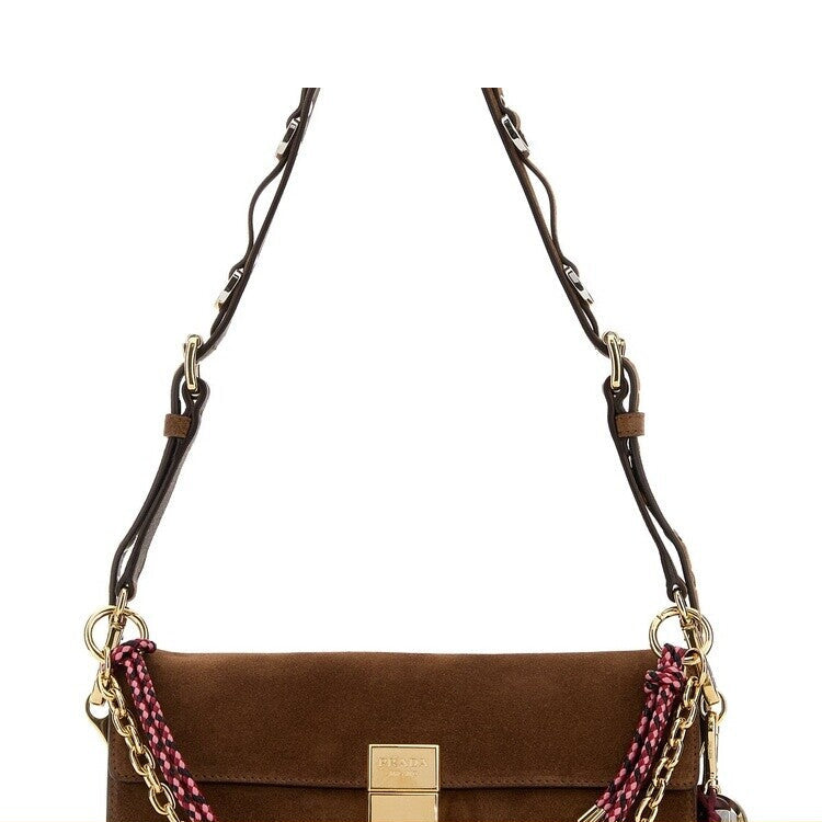 Prada Women's Soft Sound Bag in Brown