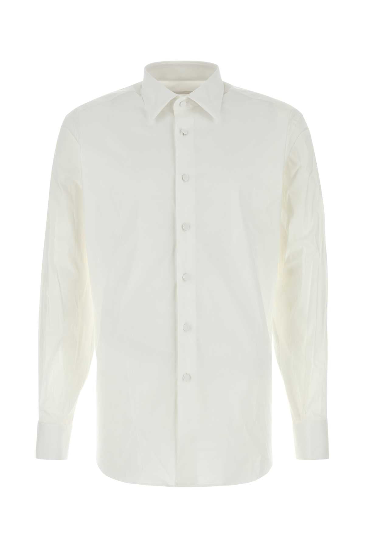 Prada Men's Cotton Shirt in White - view 1