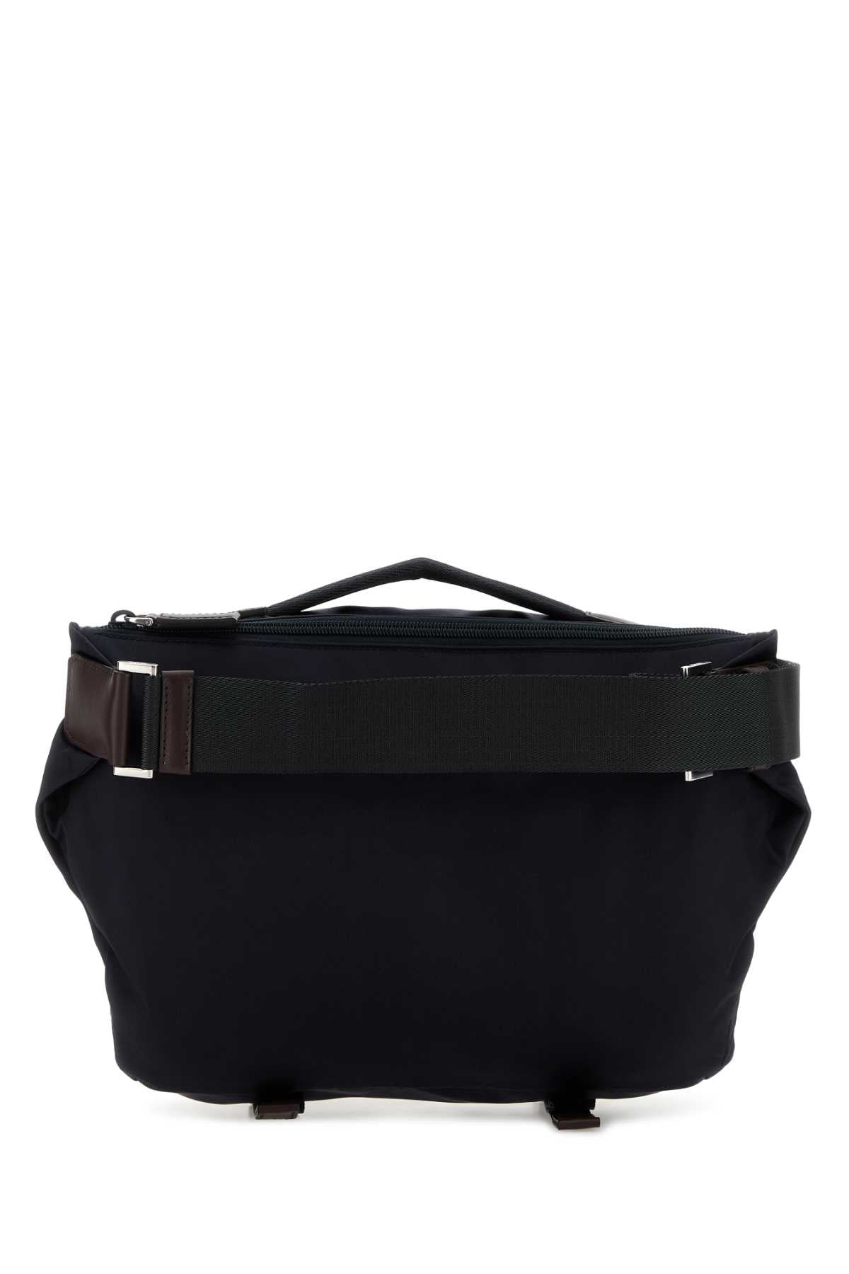 Prada Men's Fabric Belt Bag in Navy - view 3