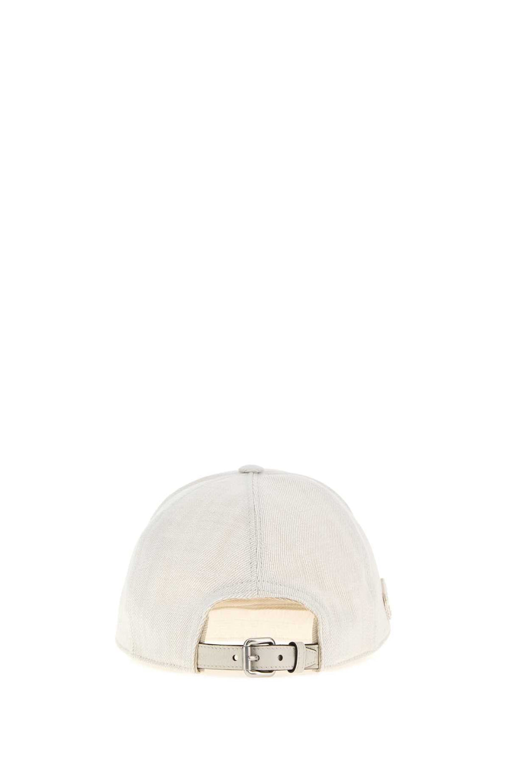 Prada Men's Cotton Twill Cap in Cream - view 3