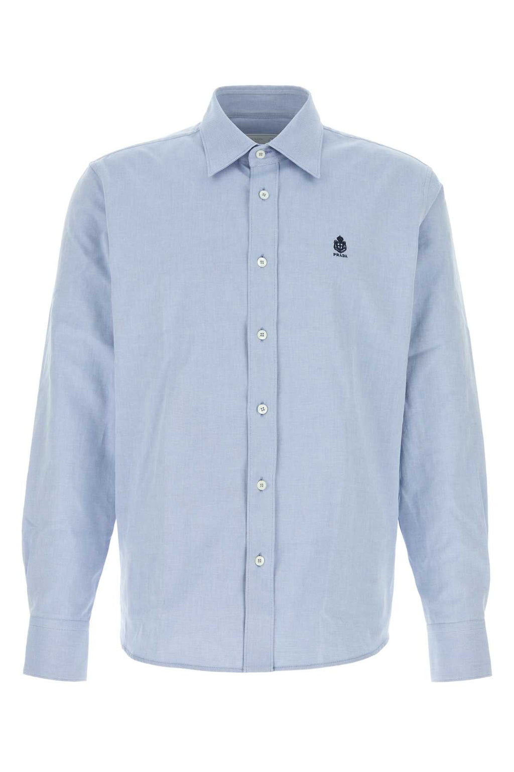 Prada Men's Cotton Shirt in Blue - view 1