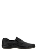 Prada Men's Driving Leather Loafers in Black - view 1