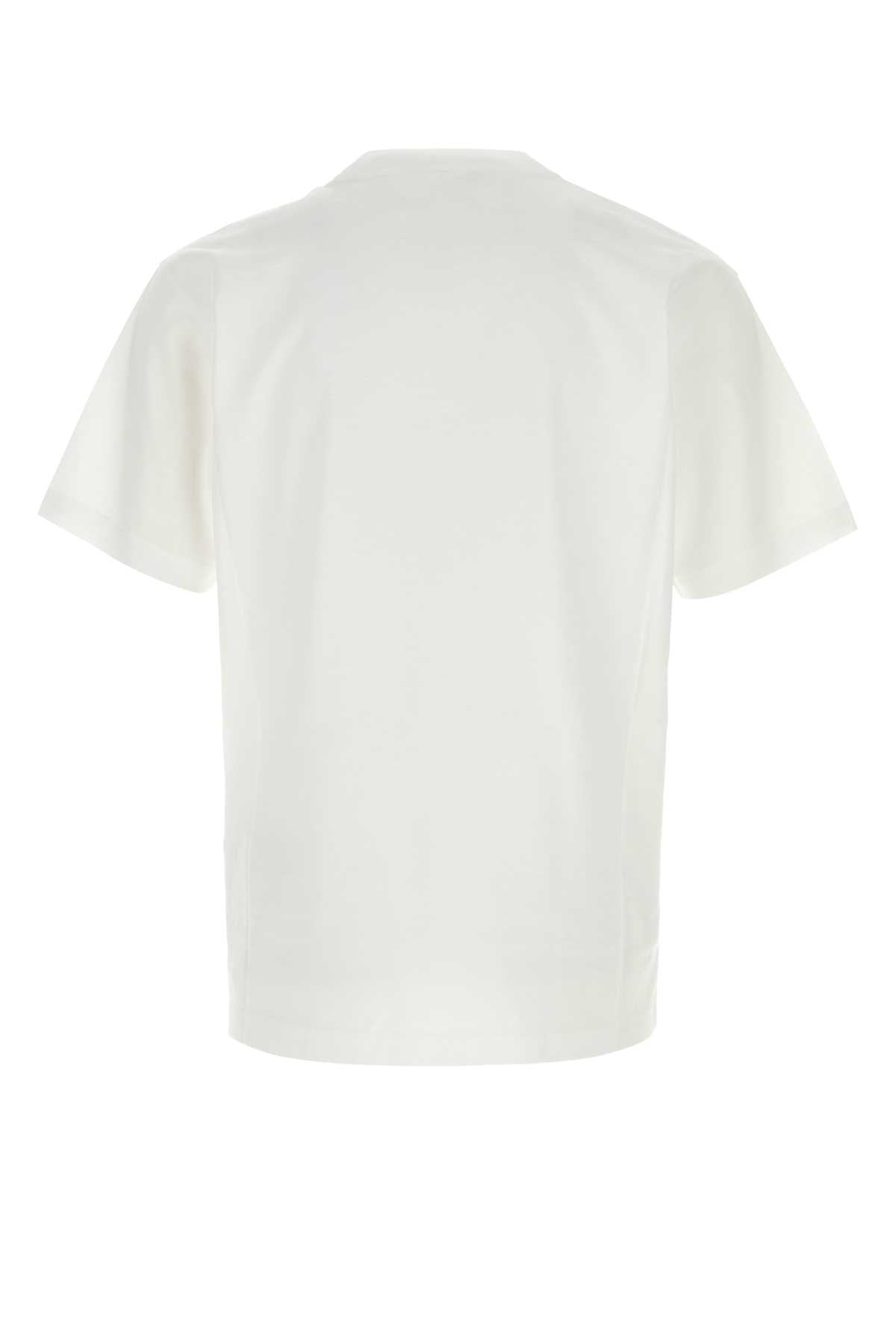 Prada Men's Cotton T-Shirt in White - view 2
