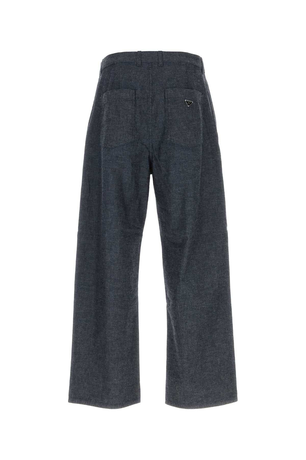 Prada Men's Cotton Jeans in Charcoal - view 2