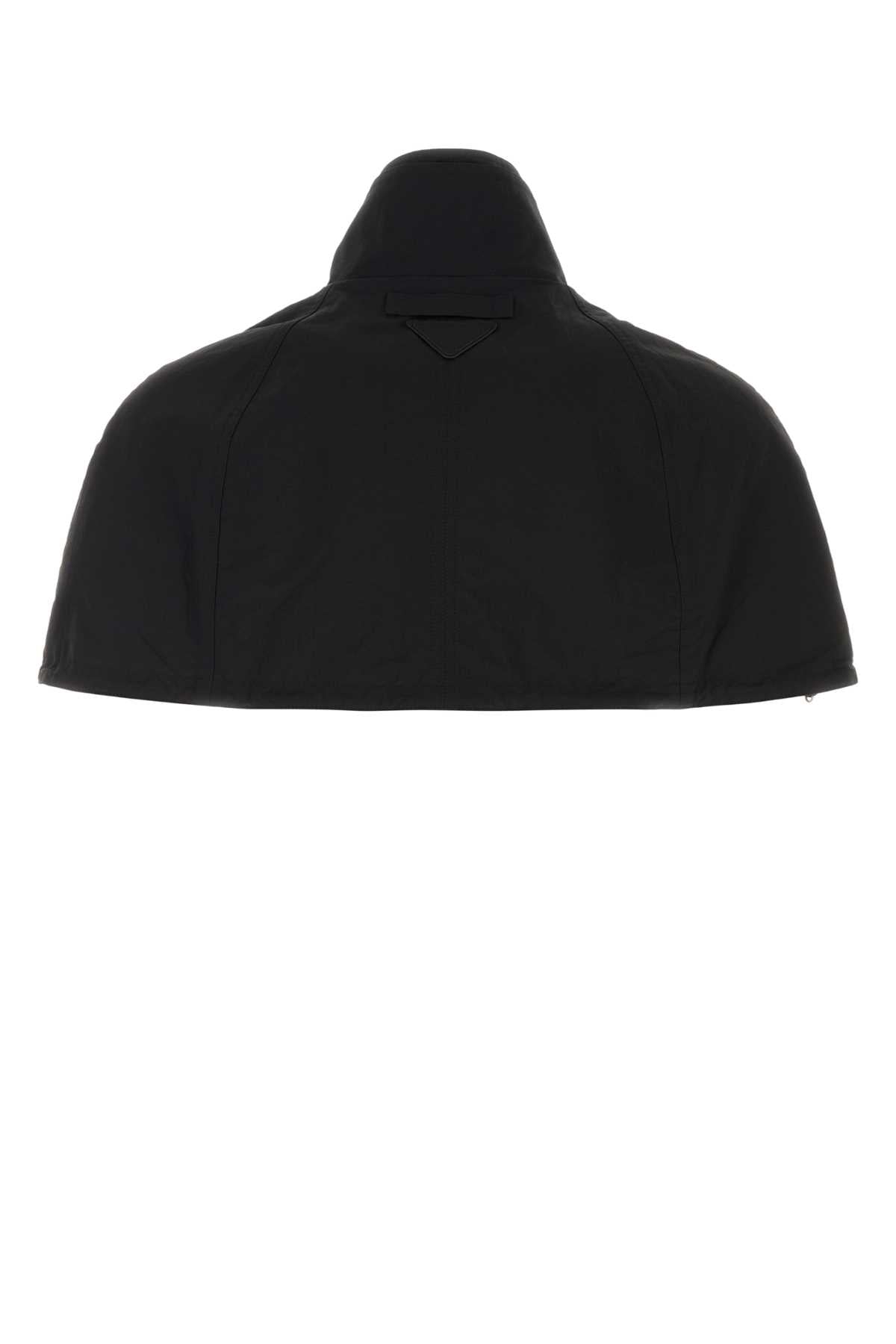 Prada Men's Nylon Down Vest in Black - view 2