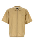 Prada Men's Nylon Short-Sleeve Shirt in Beige - view 1