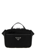 Prada Men's Nylon Leather Duffel Bag in Black - view 1