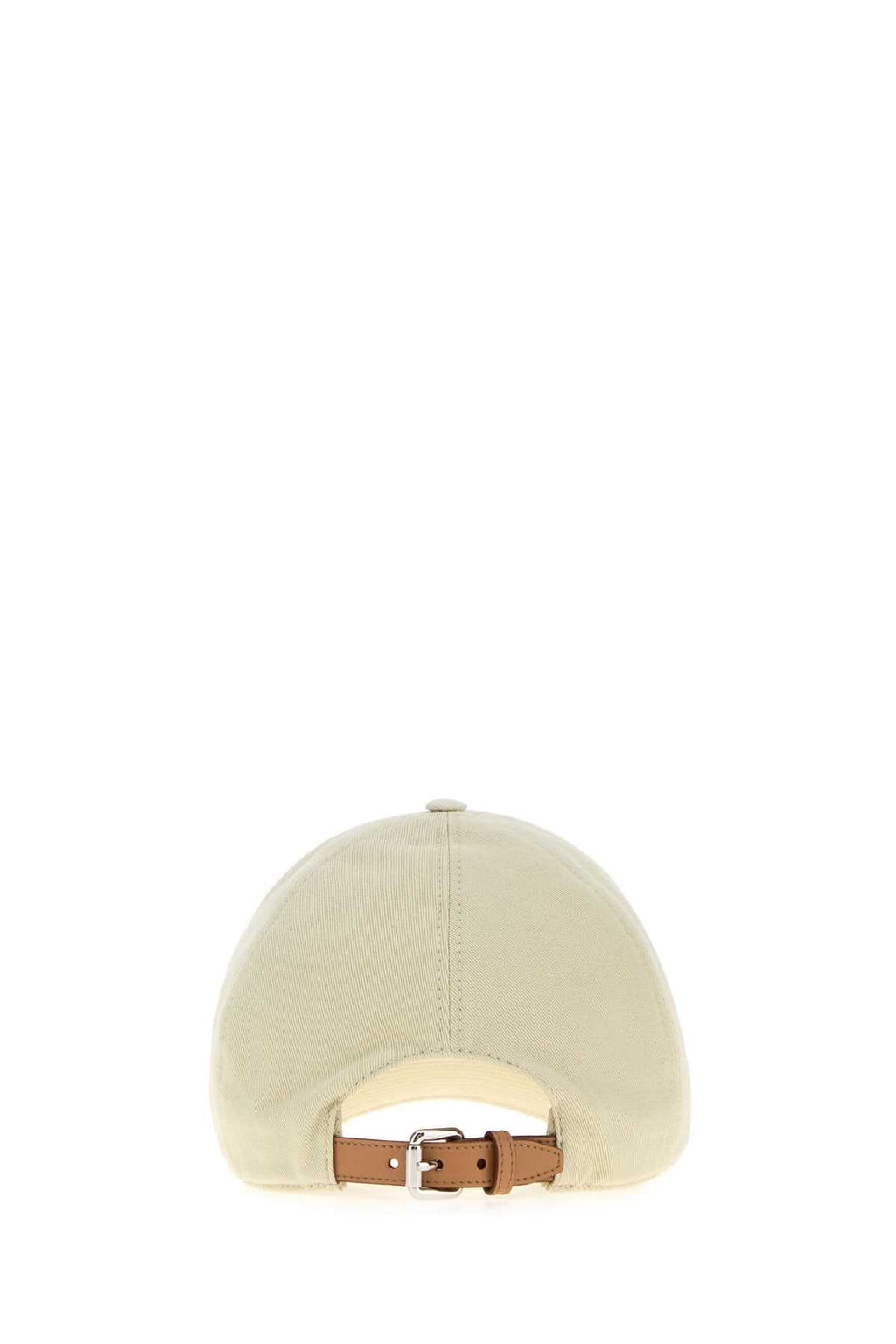 Prada Men's Cotton Baseball Cap in Cream - view 3