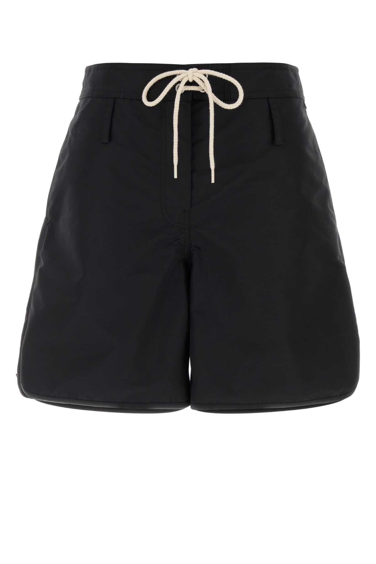 Prada Women's Nylon Shorts in Black - view 1