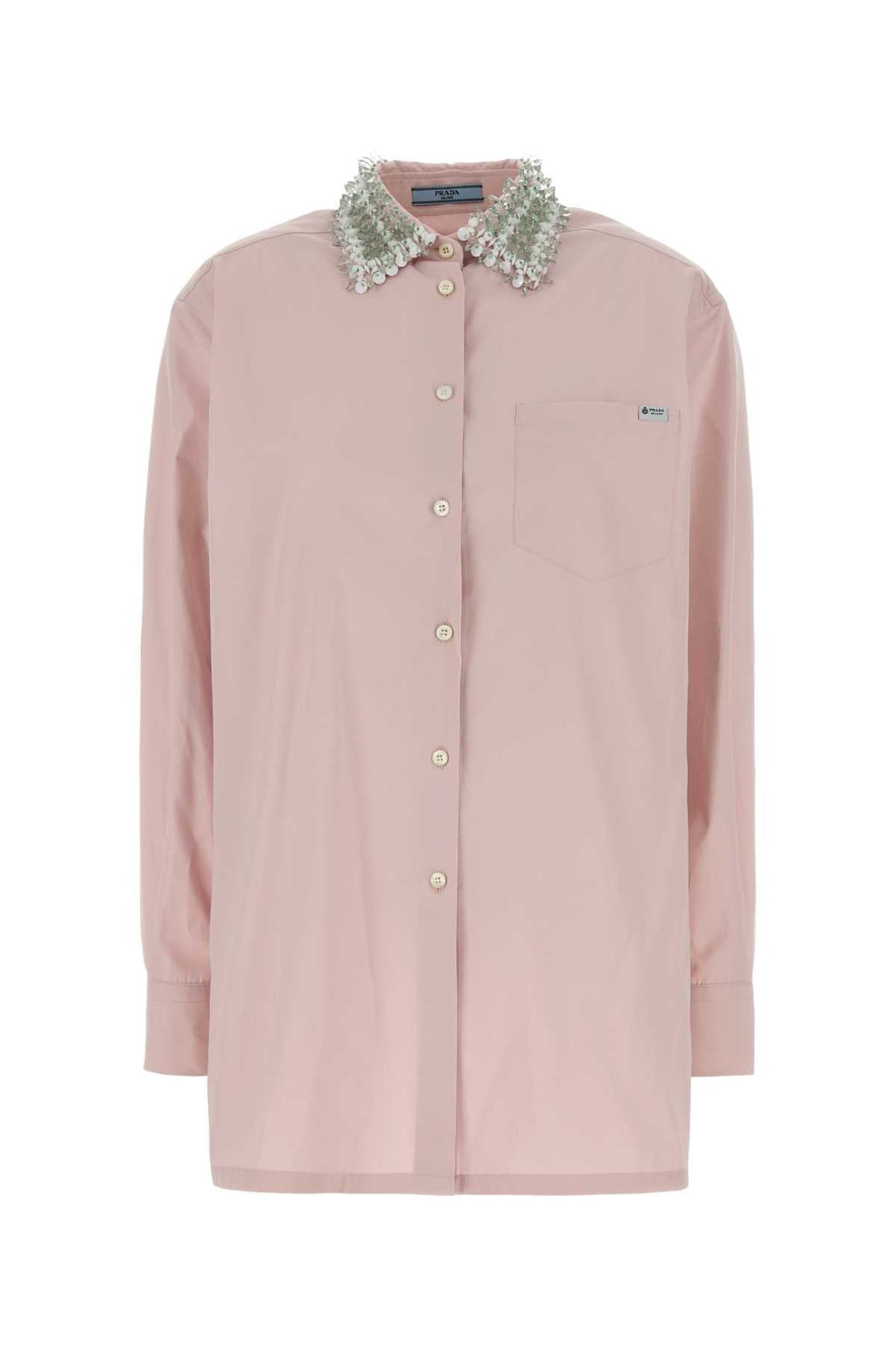 Prada Women's Cotton Shirt in Pink - view 1