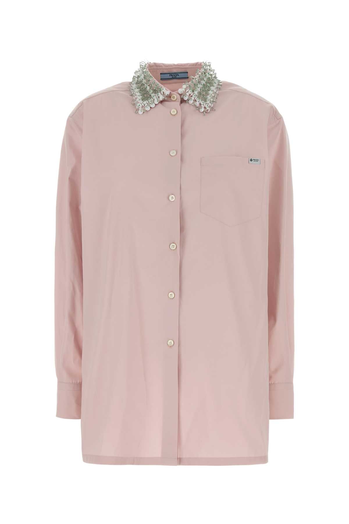 Prada Women's Cotton Shirt in Pink - view 1