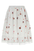 Prada Women's Cotton Skirt in White - view 1
