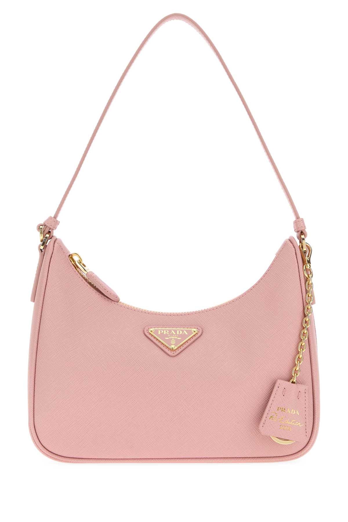 Prada Women's Leather Shoulder Bag in Pink - view 1
