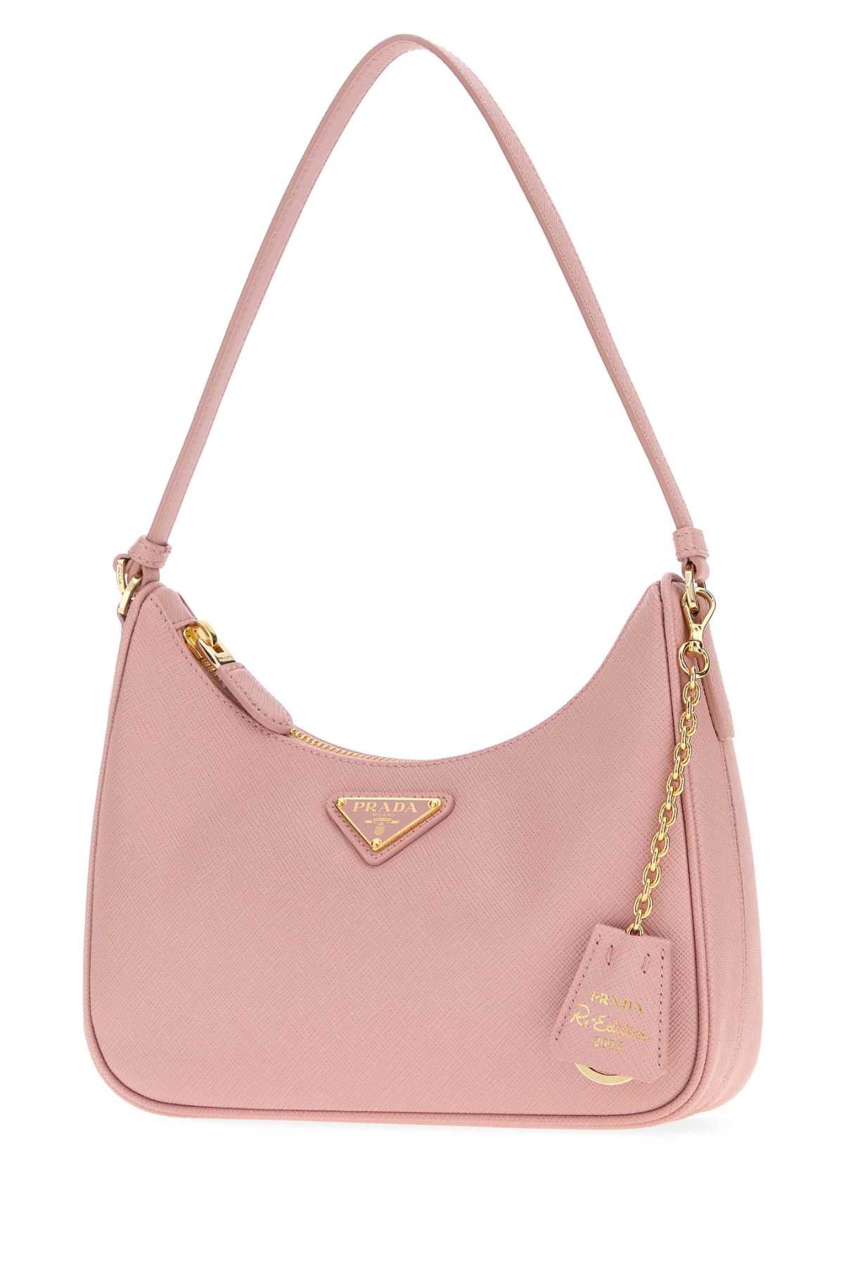 Prada Women's Leather Shoulder Bag in Pink - view 2